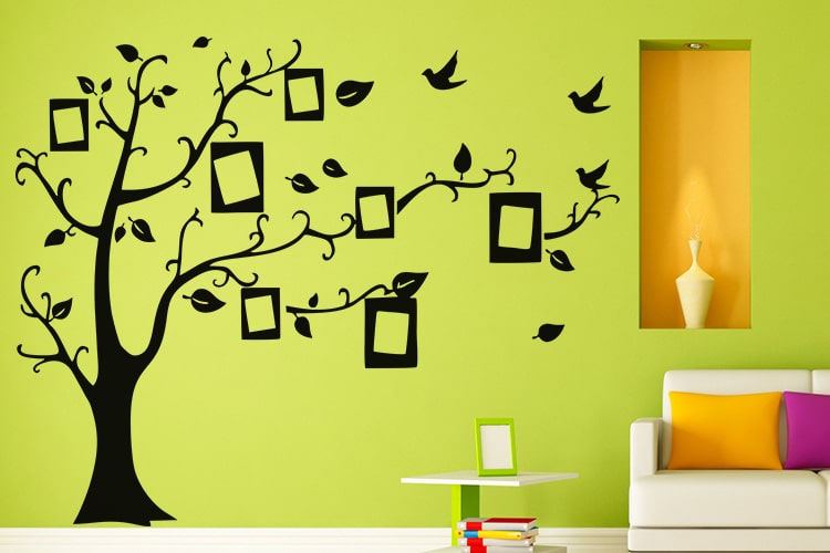 Family Tree Wall Decal Stickers